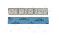 Самоклеющиеся тонкие балансировочные грузики 60г, 50шт. clipper 0052sg