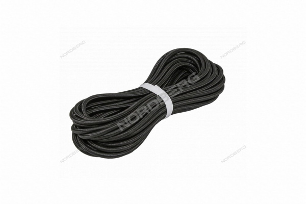 Шланг топливный резиновый в оплетке 3мм, 1м. h0307nbr-br