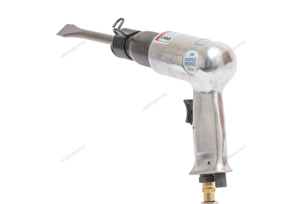 Пневматическое зубило 190 мм с комплектом насадок nordberg np5066