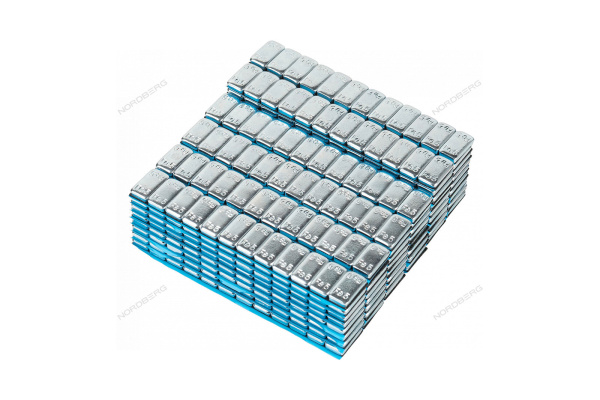 Грузики самоклеящиеся (12х5 г) Fe закругленные L=12 см, 50 лент w5fr2