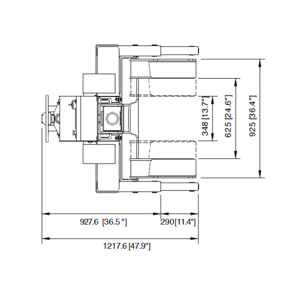 Комплект мобильных колонн (4 х 7,5 т), беспроводная связь, OMER, MCO 7,5 T 200380