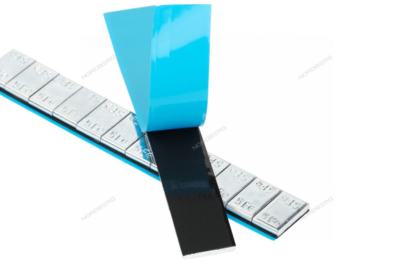 Грузики самоклеящиеся (12х5 г, L=14 см) Fe квадратные, 50 лент w5fs4