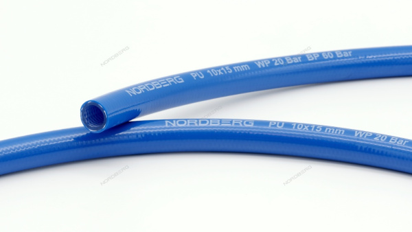 Шланг воздушный ПУ Ø 10х15 мм, 1 м h1015pu