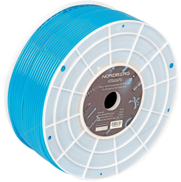 Шланг-трубка воздушный ПУ Ø 4х6 мм, 1 м ht0406pu