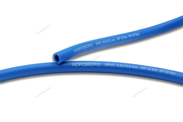 Шланг воздушный гибридный ПВХ Ø 9,5х15,5 мм, 1 м h0915hpvc