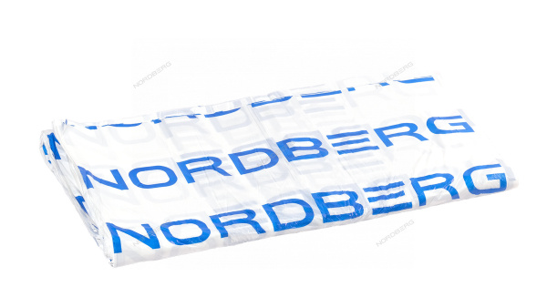 Пакеты для шин ПНД 110х110 см, 15 мкм, белые с логотипом NORDBERG, 100 шт. ntsb1115w