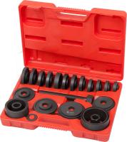 Набор оправок для монтажа и демонтажа ступичных подшипников, кейс, 22 предмета мастак 100-30022c