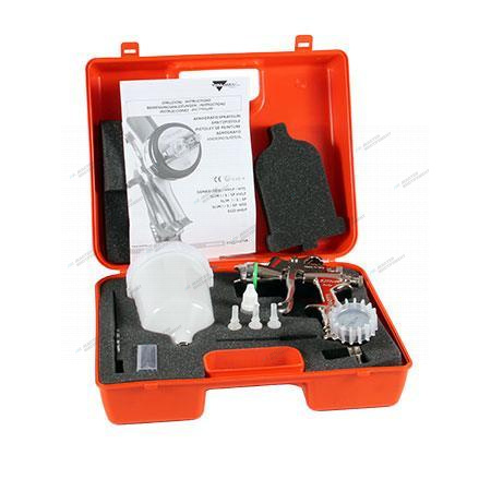 Краскопульт HVLP сопло 1,9 мм, верхний бачок 680 мл asturo-walcom 1006019 slim s