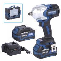 Гайковерт аккумуляторный, 1/2inch (Дюйм), 21 В, 1200 Нм, 2 аккумулятора 4A и зарядное устройство, в кейсе ne808k