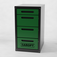 Тумба 4 ящика для верстака GAROPT(ЗЕЛЕНАЯ) gty4.green