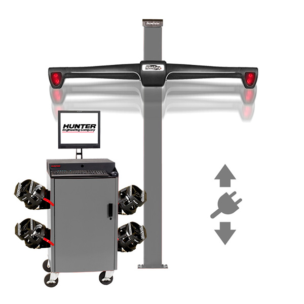 Стенд сход-развал 3D, 4-x камерный, лифтовая стойка, QuickGrip адаптеры, HUNTER, WA510E/HE421LZ3E 177441