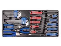 Набор отверток, плоскогубцев и Г-образных шестигранников , ложемент, 29 предметов king tony 9-90129cr