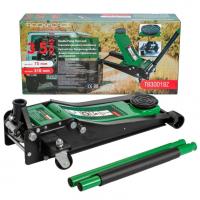 Домкрат подкатной гидравлический 3,5 т низкопрофильный двухпоршневой с резиновой накладкой 3,5т (h min 75мм, h max 510мм) rf-t830018z