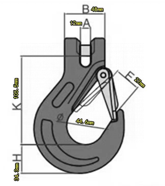 Цепь с крюком L=3,5 м (1 шт.) bas-chain3