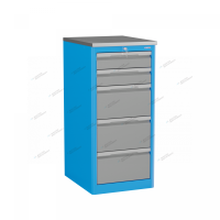 Тумба инструментальная Technic XL5 с оцинкованной накладкой