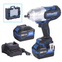 Гайковерт аккумуляторный, 1/2inch (Дюйм), 21 В, 1700 Нм, 2 аккумулятора 6A и зарядное устройство, в кейсе ne812k