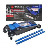 Домкрат подкатнойгидравлический двухпоршневой с усиленным корпусом низкопрофильный 5т+резиновая накладка(h mih 90-h max 550 мм) f-tr50001