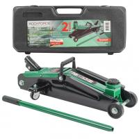 Домкрат подкатной гидравлический 2т ( h min 130мм. h max 380мм) в кейсе rf-t83000f