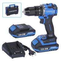 Шуруповерт аккумуляторный макс.Ø сверла 13 мм, 21 В, 70 Нм, 2 аккумулятора и зарядное устройство ne106k