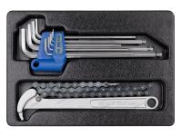 Набор шестигранников Г-образных и съемник масляных фильтров, 10 предметов king tony 9-20110mr