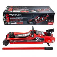 Домкрат подкатной гидравлический низкопрофильный 3т (поворотная ручка 360°,h min 85мм, h max 385мм) f-t825010