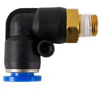 Фитинг угловой 90°, разъем 8-1/8 STD106\202 (пластик) 0306033 0306033