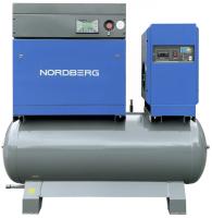 Компрессор винтовой, 7,5 кВт, 10 бар, 960 л/мин, ресивер 350 л, осушитель ncb10rd