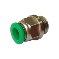 ПЕРЕХОДНИК цанговый M1/4' 8мм с уплотнением, пластм. корпус asturomec b250/8