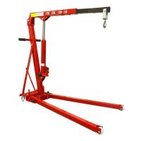 Кран гидравлический складной гаражный, низкий профиль 80 мм, (1 тонна). T31002CE t31002ce
