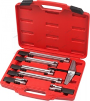 Съёмник подшипников, 2-х захватный, кейс, 8 предметов мастак 104-12008c