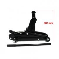 Домкрат подкатной гидравлический 2,5т с резиновой накладкой (h min 135мм, h max 387мм) в кейсе,без фиксации f-th22501 в кейсе