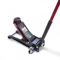 Домкрат подкатнойгидравлический 3 т усиленный низкопрофильный с прорезиненной накладкой на рукоятке (2 поршня, резиновая накладка,h min75мм,h max510 rf-t830018