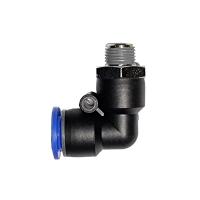 Пластиковый угловой соеденитель 90 градусов, 1/4inch (Дюйм)MALE