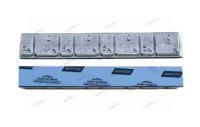 Самоклеющиеся балансировочные грузики clipper 0062 тонкие (набор 50 шт.)