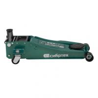 Домкрат гидравлический подкатной, 3 т, 85-490 мм, быстрый подъем, низкий подхват, проф.// Сибртех 50850