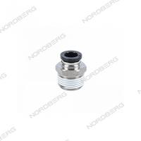 Фитинг прямой трубка 8мм резьба 3/8inch (Дюйм) qpc8-03