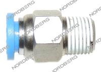 Переходник C.01.04.FPC 6-01 для клапана прямой D6 1/8inch (Дюйм) для NORDBERG 4639 000004048 (fpc 6-01)
