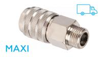Разъем inch (Дюйм)мамаinch (Дюйм) МАКСИ быстросъемный - резьба M1/2inch (Дюйм) npf24m