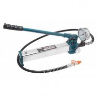 Насос гидравлический усиленный с манометром 10т (объем масла - 0.5л, давление - 630 bar ) f-0100-2b-2cb