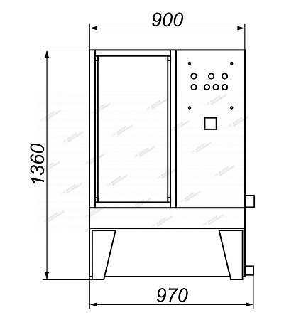 Установка для мойки колес kart wulkan 200