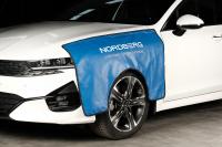 Накидка на крыло 110х65 с магнитом и подкладкой, с лого nordberg nn1