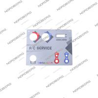 NORDBERG ЗАПЧАСТЬ ПАНЕЛЬ центральная (наклейка) для NF12 nf12#cen-pan