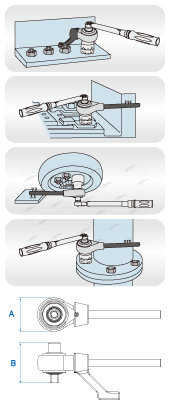 Ручной усилитель крутящего момента 540:2700 Нм, 3/4>1, мультипликатор king tony 34688