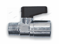 ВЕНТИЛЬ A311/2 мини конический шаровый M1/4inch (Дюйм)- F1/8inch (Дюйм) a311/2