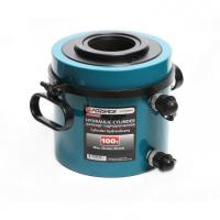 Цилиндр гидравлический двойного действия со сквозным отверстием в штоке100т(ход штока-100мм,Ø штока-126мм,Ø отв.-80мм,общий Ø-212мм, L-257мм, 700bar) f-yg100100ks