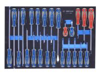 Набор отверток, ложемент, 24 предмета king tony 9-31124mrv