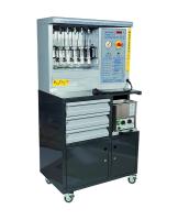 MASTERMATEEVO PROFI Установка для проверки форсунок (6 шт.) на тележке c ультразвуковой ванной, SPIN (Италия)