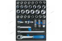 Набор торцевых головок 1/2inch (Дюйм)inch (Дюйм) с принадлежностями, двенадцатигранные, ложемент, 37 предметов 9-4037mrv01