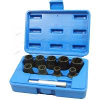 Набор торцевых головок для поврежденных гаек и болтов, 10-19 мм, кейс, 10 предметов мастак 109-30010c