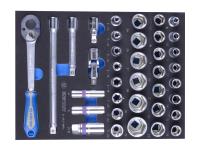 Набор торцевых головок 1/2 с принадлежностями,37 предметов king tony 9-4537mrv